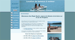 Desktop Screenshot of location-bateaux-jura.com