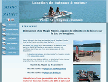 Tablet Screenshot of location-bateaux-jura.com
